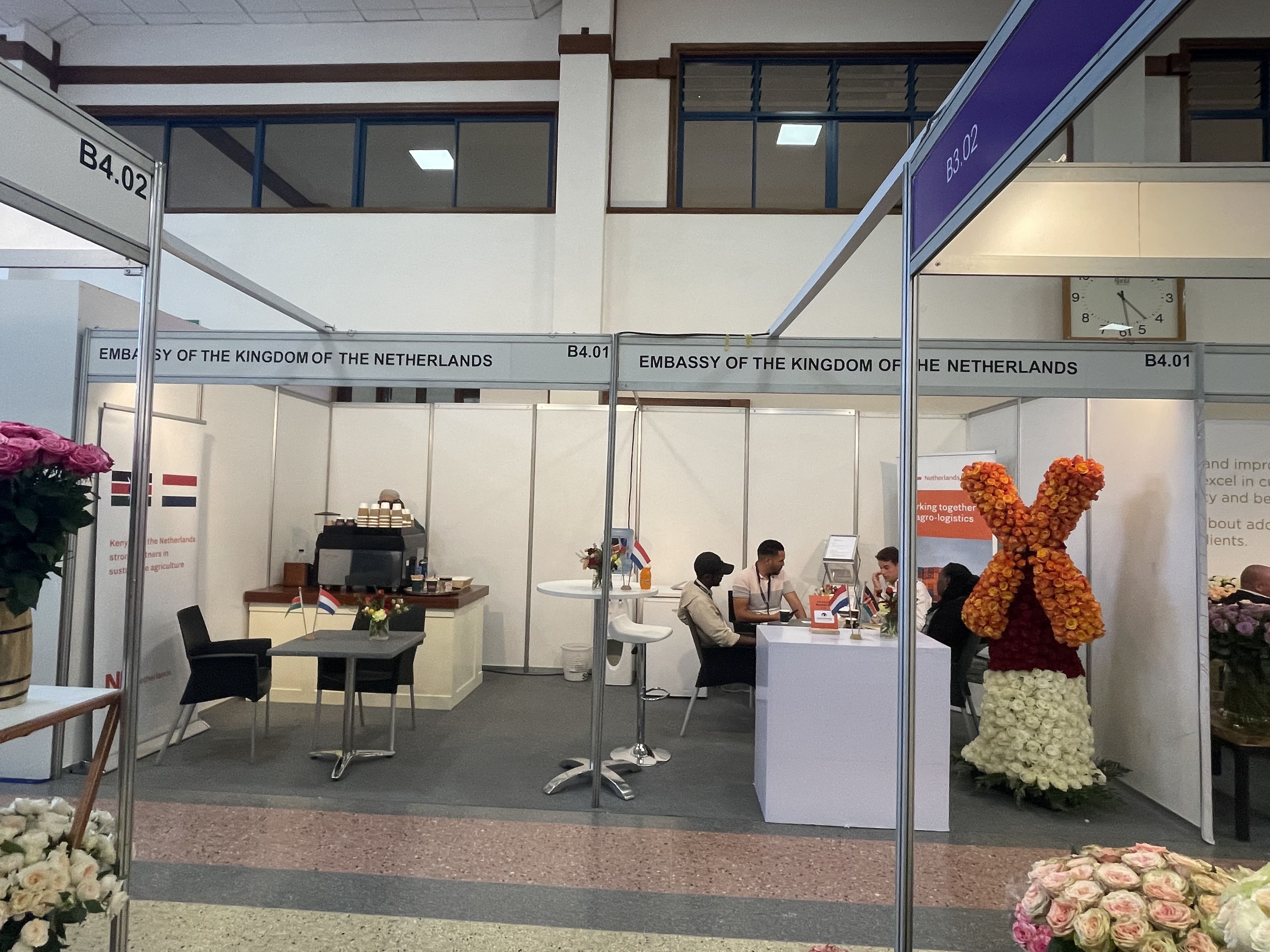 Embassy of the Kingdom of Netherlands stand during IFTEX 2024 Nairobi